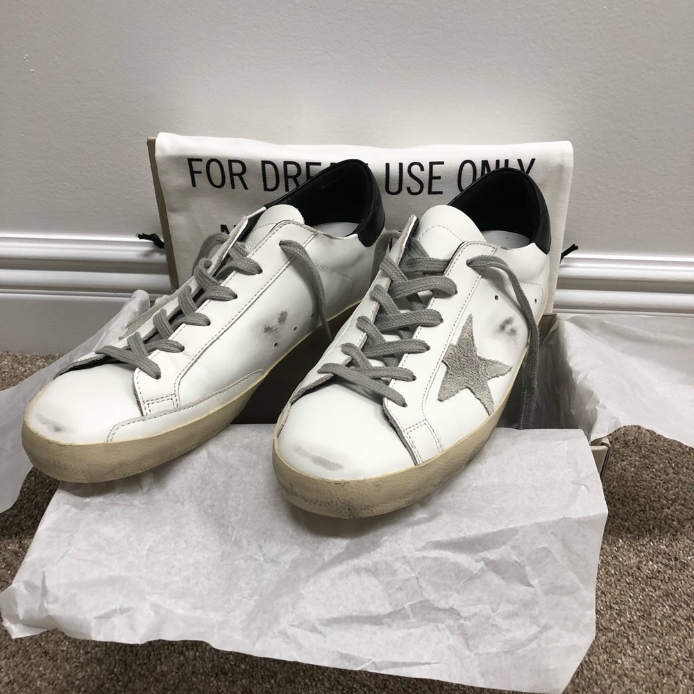 Golden Goose Super Star Leather Sneakers